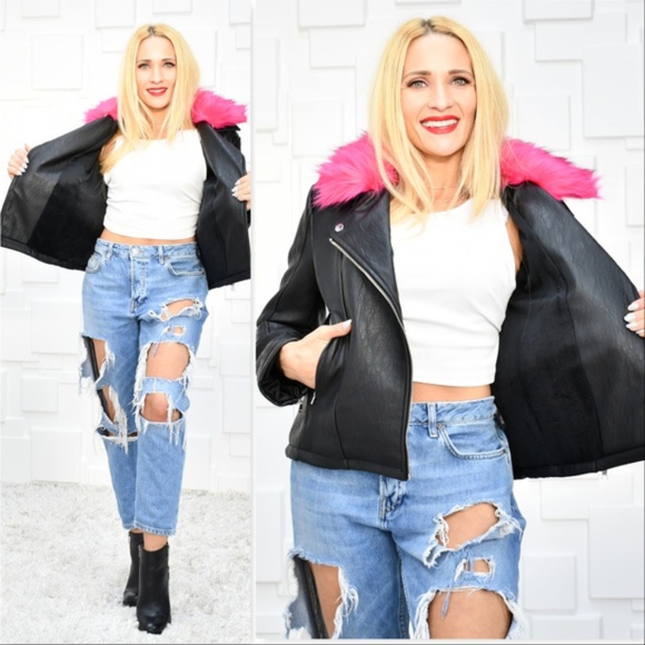 AYRA Moto Biker Black Jacket  REMOVEABLE C… - Picture 4 of 5